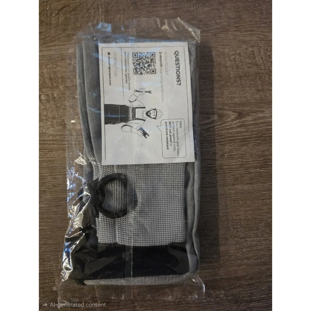 Toolant A6 Metal Q Cut Resistant Sleeves with Thumb Hole Protective Arm